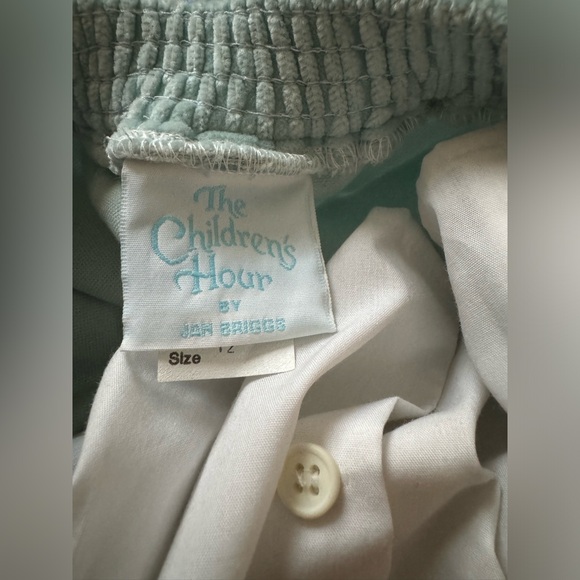 Vintage The Children’s Hour Boys Sage White Suit Romper Knickers Pageboy Size 2 - Picture 4 of 7